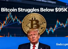 Bitcoin Struggles Below $95K as Altcoins Face Renewed Pressure